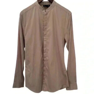 Men’s ASOS Design Pink Button Down Shirt -Unisex, Size S (chest 38”)